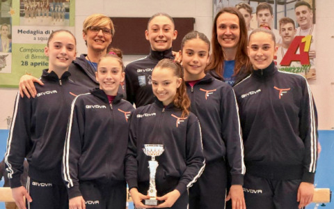 La Ginnastica Treviolo conquista il podio: tripletta d’argento nel Campionato di Serie C
