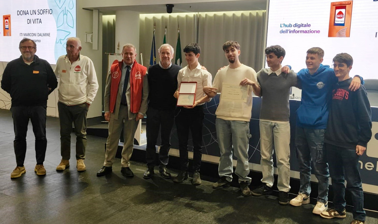 I ragazzi della quinta B dell’Istituto Marconi di Dalmine al top in Regione col loro progetto