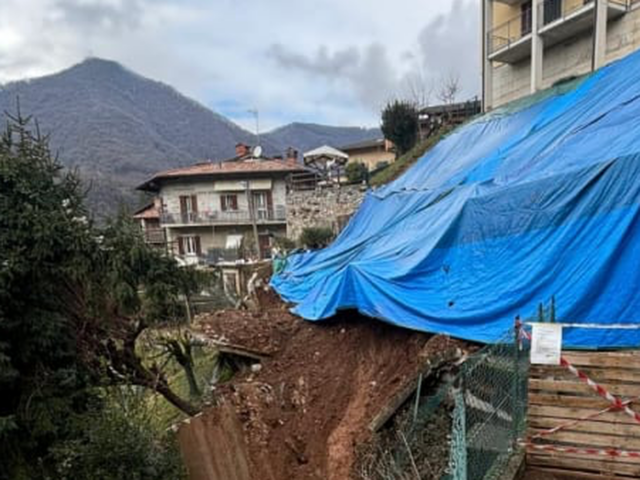 «La nostra casa sta franando: aiutateci a salvarla». L’appello della famiglia Filippone a Botta di Sedrina