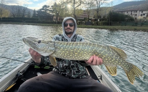 Tutti pazzi per il luccio: sul lago d’Endine appassionati a caccia dell’esemplare più grosso