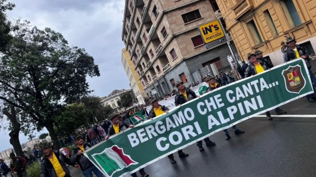 In settemila Alpini dalla Bergamasca alla 97esima Adunata Nazionale di Genova