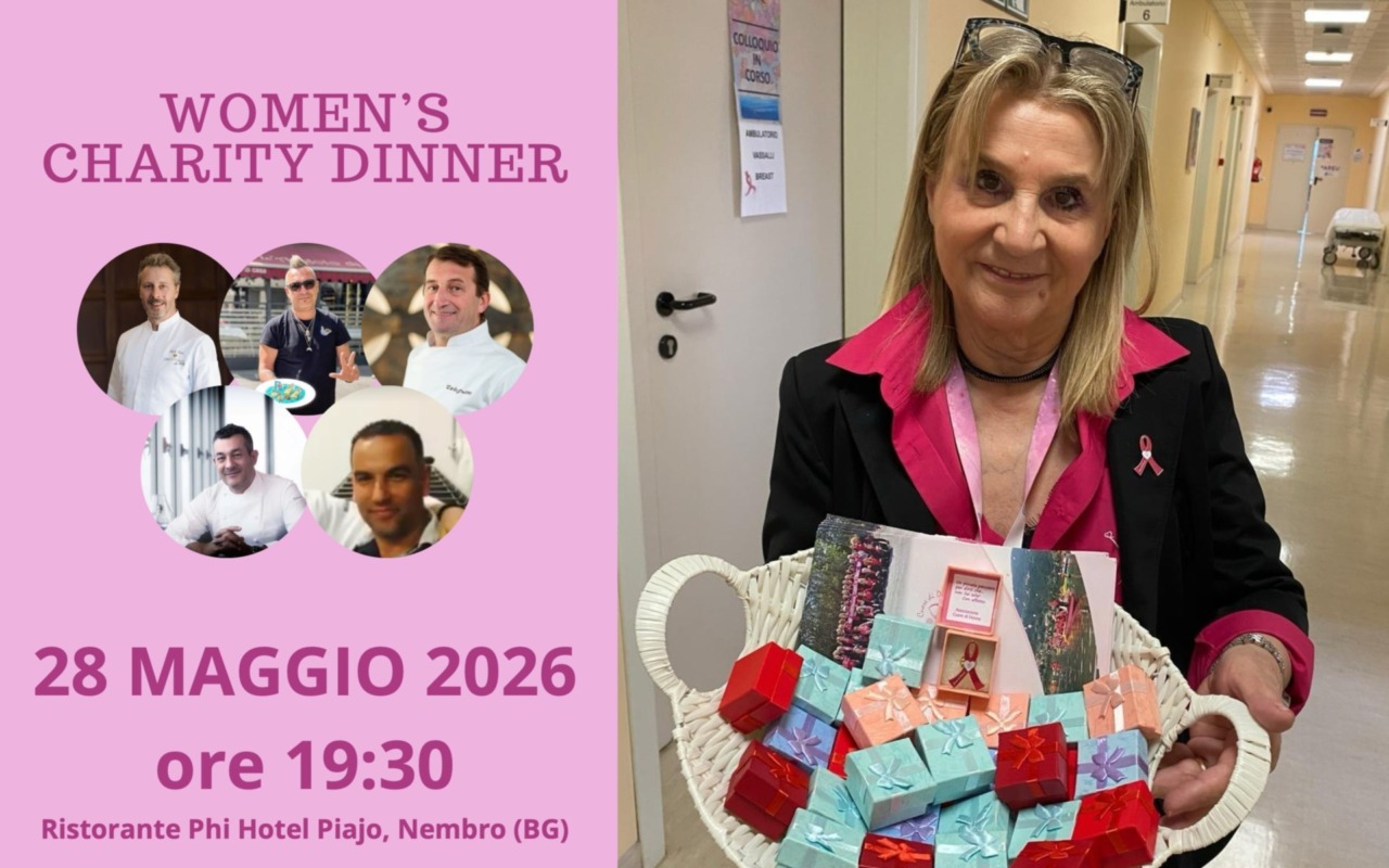 A Nembro la “Women’s Charity Dinner”, cena con cinque chef a sostegno di Cuore di Donna