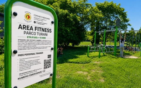 Prosegue la riqualificazione del Parco Turani a Bergamo: dal pozzo artesiano all’area fitness