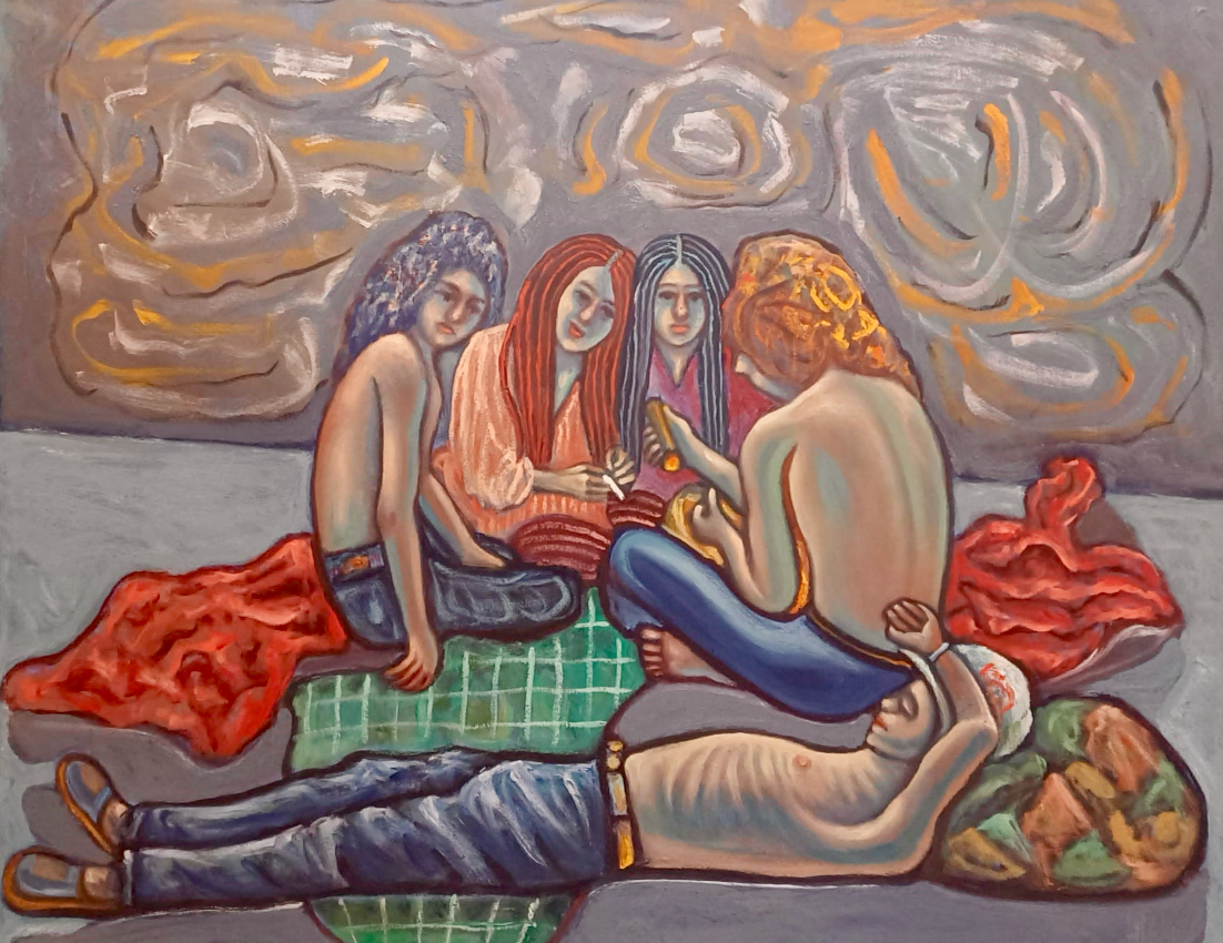 A Ponte San Pietro una bellissima mostra con le opere di Bako: dal rock ai quadri di protesta