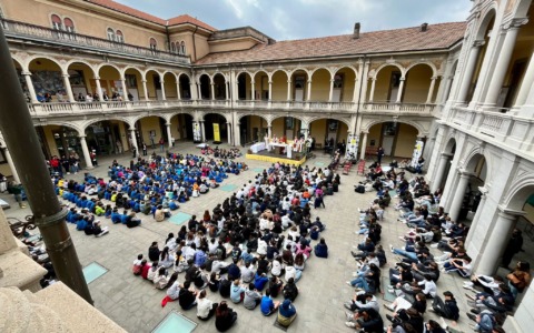 Messa con il vescovo all’Imiberg per Giulio Lovera, il bimbo di 9 anni morto investito a Loreto