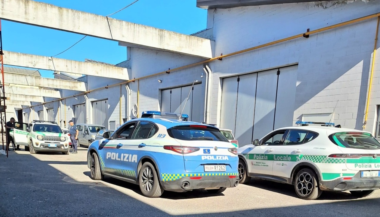 Smantellata a Caravaggio un’officina abusiva all’interno di un capannone