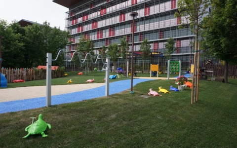 GiCoBe, il parco pediatrico dell’ospedale Papa Giovanni, compie 3 anni