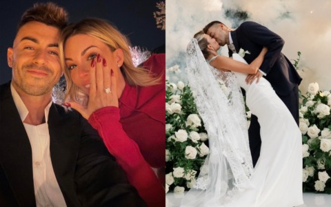 Nozze da sogno per la bergamasca Ludovica Pagani, che ha sposato il calciatore Stephan El Shaarawy
