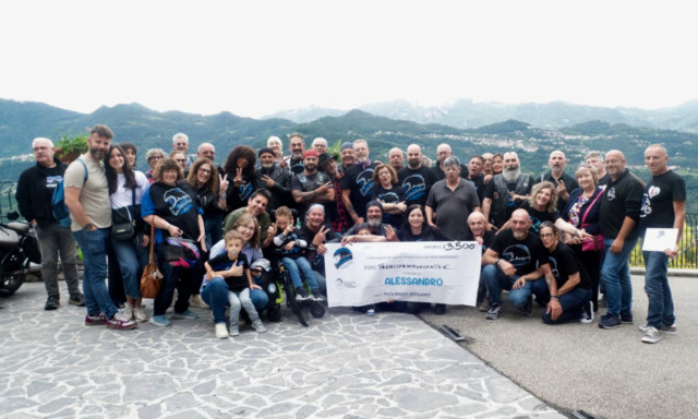 Raduno dei bikers, quattromila euro raccolti per il piccolo Ale di Sotto il Monte