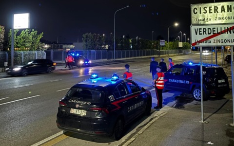 Controlli dei carabinieri a Zingonia e dintorni: fermato un 42enne con due condanne sulle spalle