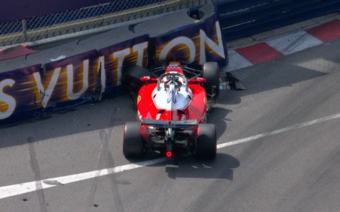 La Ferrari di Leclerc a muro a Montecarlo: «I freni non funzionavano, è pericoloso». La Brembo: «Siamo sorpresi»