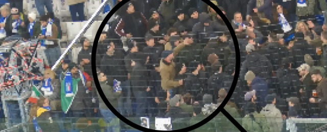 A sette ultras della Nazionale 31 anni complessivi di Daspo dopo Italia-Irlanda del Nord a Bergamo