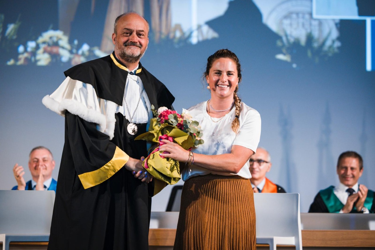Nuova vittoria per Michela Moioli: si è laureata all’Università degli Studi di Bergamo