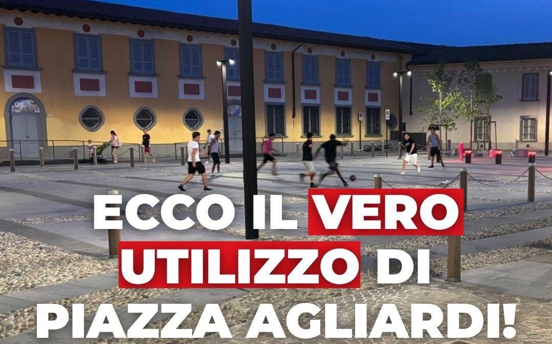 Piazza Agliardi o campo da calcio? A Cologno esplode la polemica