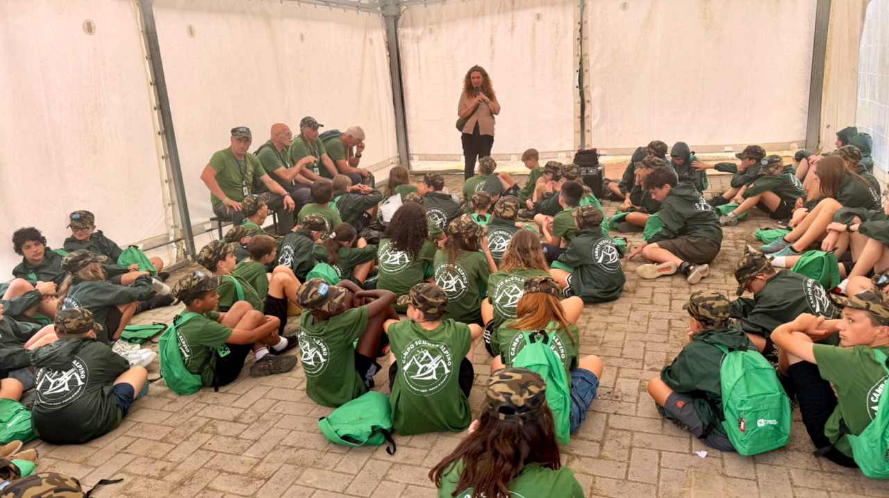 Settantacinque ragazzi al Campo scuola Alpini di Alzano Lombardo: grande grazie a tutti