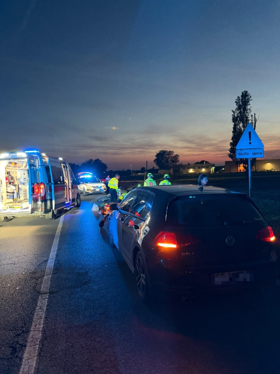 Travolge una donna in bicicletta nel Bresciano, 52enne bergamasco positivo alla cocaina