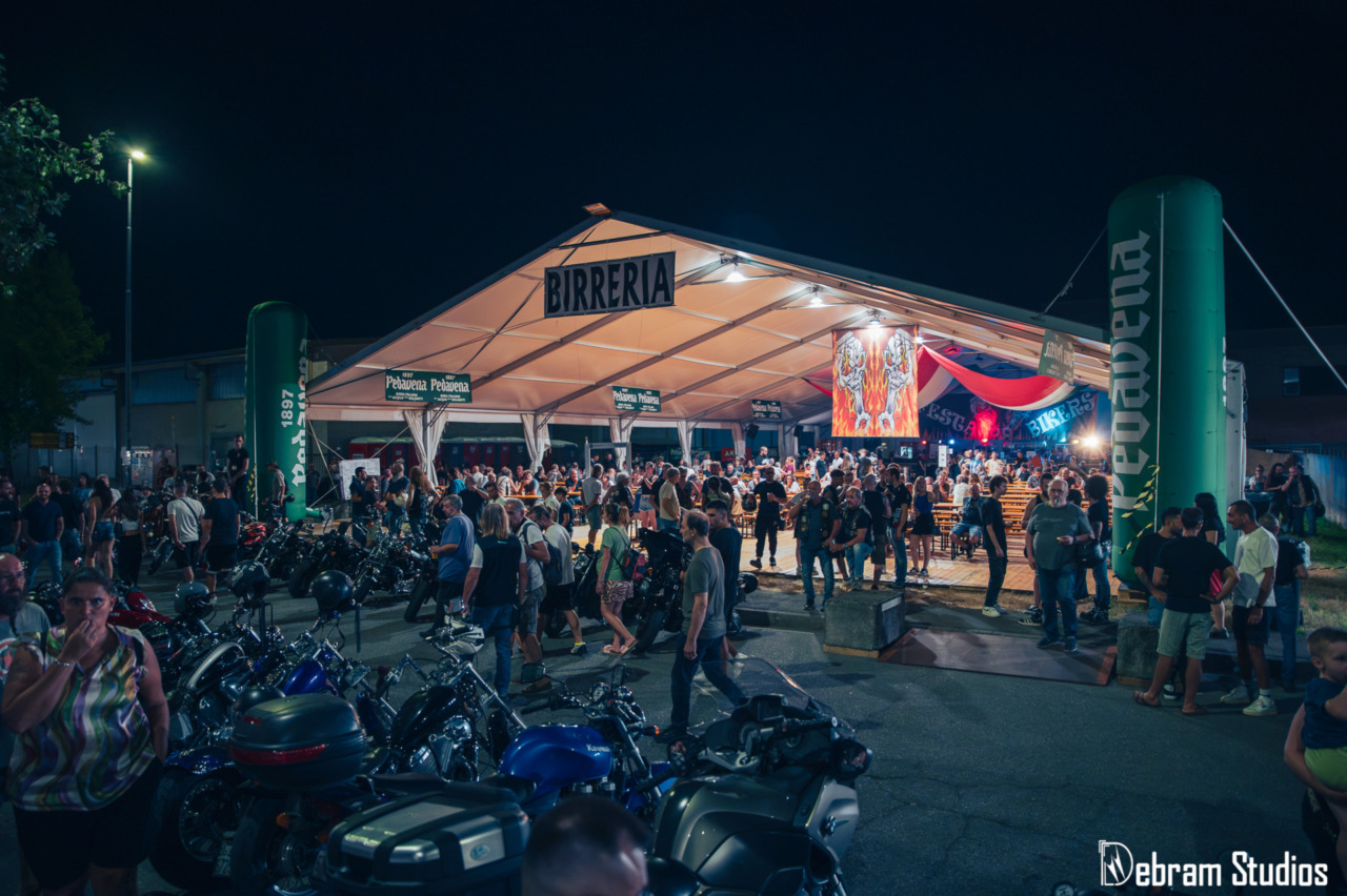 Festa Bikers, Cologno al Serio invasa dalle moto: ha preso il via la 29ª edizione