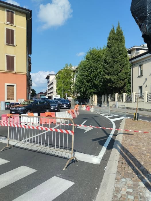 Sono iniziati i lavori tra via Baschenis e via San Giorgio: così cambia la viabilità dopo la e-Brt