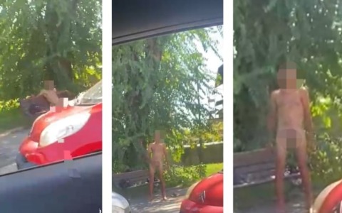 Nudo sulla panchina davanti alla chiesa, il video finisce sui social e a Martinengo scoppia la polemica