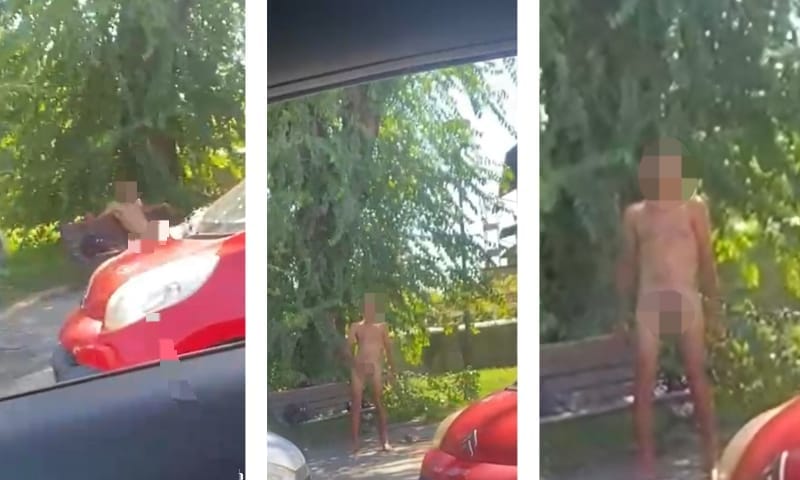 Nudo sulla panchina davanti alla chiesa, il video finisce sui social e a Martinengo scoppia la polemica