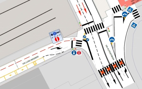 Via Magrini cambia volto: senso unico per le auto e più spazio alle biciclette