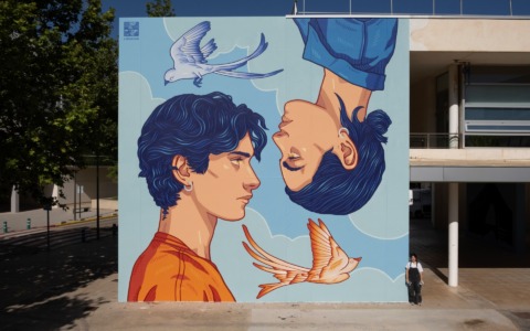 Il Rondò delle Valli cambia volto grazia a Lidia Cao e a M.ur.a., festival dedicato alla street art