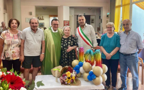 Grande festa a Osio Sotto per Barborina Bonanomi: 101 anni e non sentirli