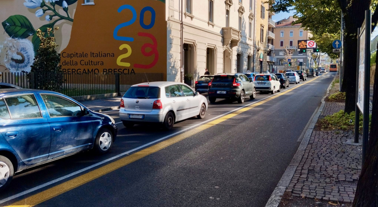 Forza Italia Bergamo “cavalca” il traffico nel caos: «Sindaca dimettiti»