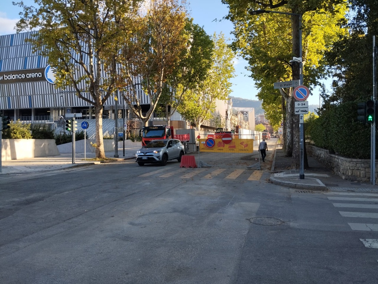 Viale Giulio Cesare è stato completamente riaperto due mesi prima del previsto