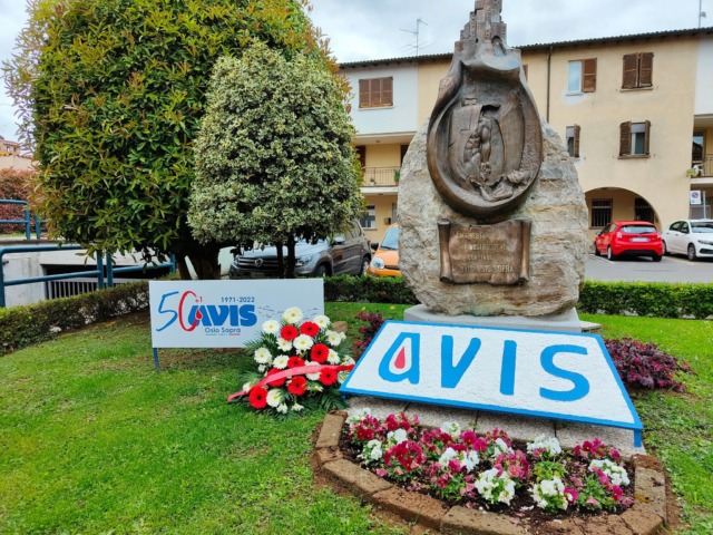 Doppia festa a Osio Sopra, che celebra i 55 anni dell’Avis locale e l’inaugurazione del Parco Natali