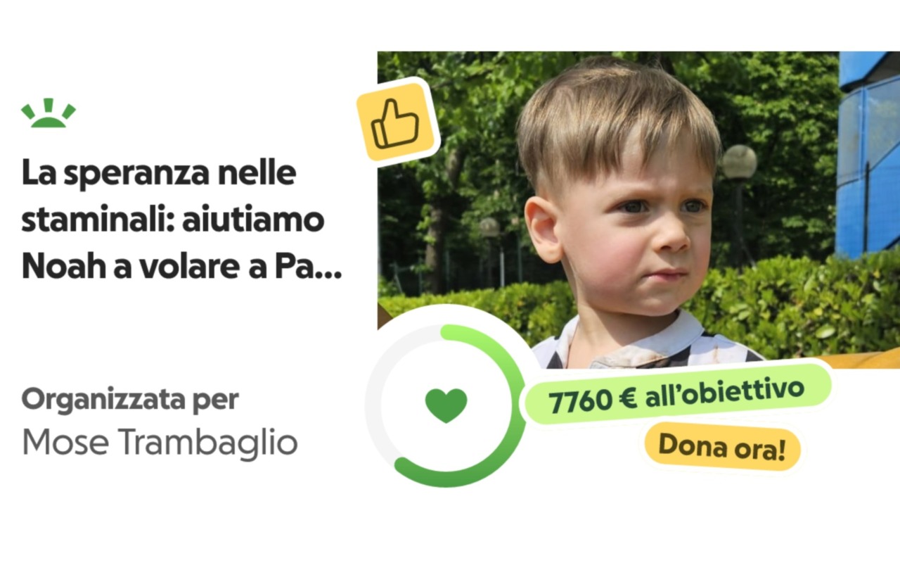 Raccolta fondi per il piccolo Noah Trambaglio: una terapia a Panama