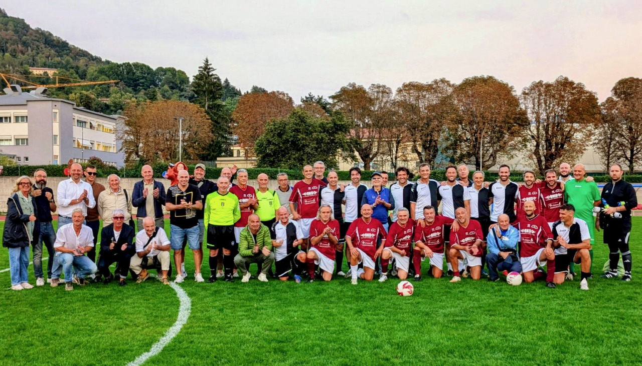 Quarant’anni di storia, lo stadio di Alzano Lombardo ha celebrato le sue glorie