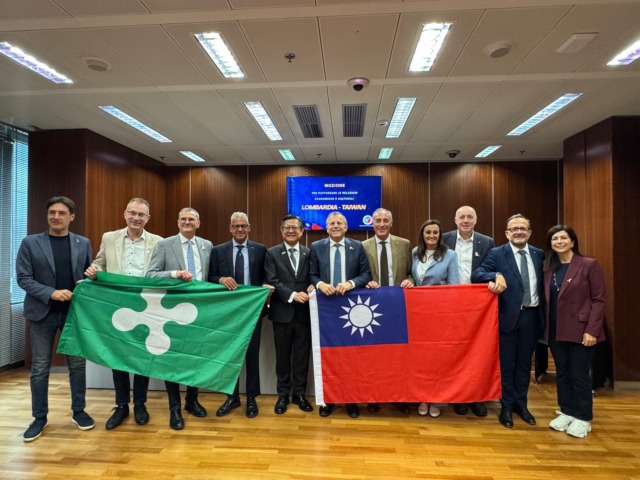 Promossa in Regione la mozione di “Amici Lombardia-Taiwan”, che rafforza i rapporti con lo Stato asiatico