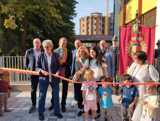 Ex Sacro Cuore: inaugurato il nuovo polo dell’infanzia “Conca Fiorita” a Bergamo