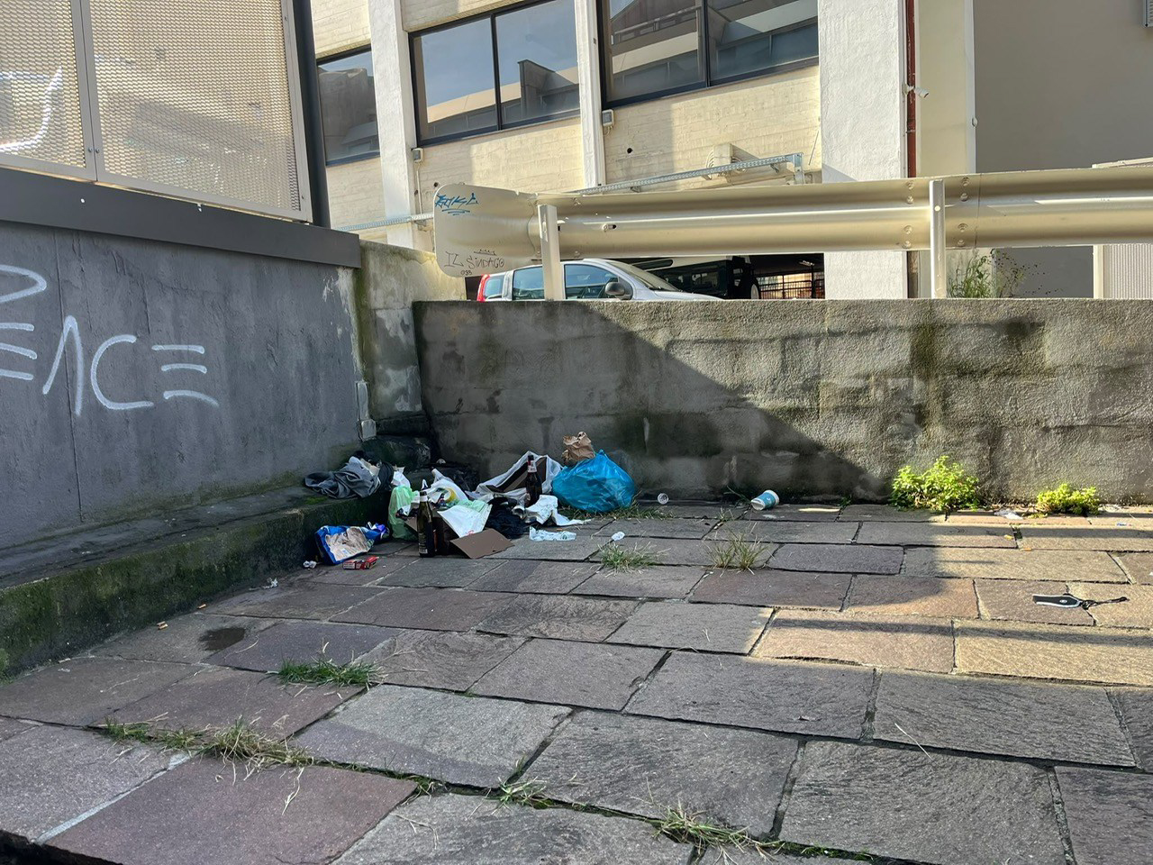 Degrado in Passaggio Canonici Lateranensi. Ribolla: «Dura da un mese: è stato fatto qualcosa?»