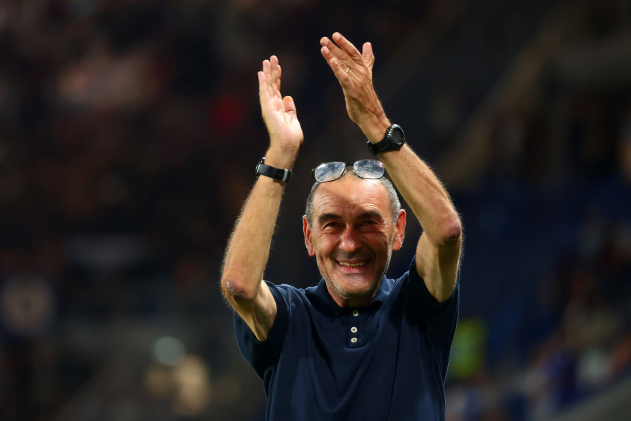 Sarri: «Meno scolastici, ma siamo calati fisicamente. Scamacca? Lo vedo meglio con Raspadori»